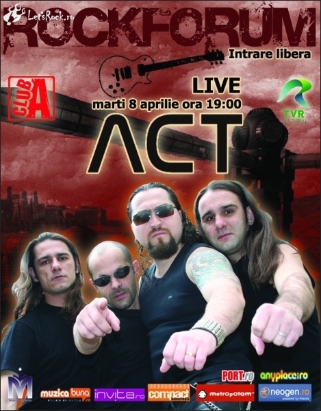 Concert de promovare a trupei ACT in CLUB A