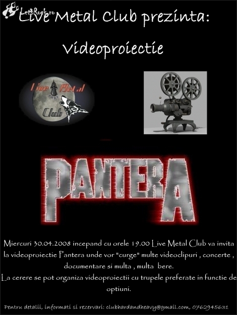 Videoproiectie Pantera