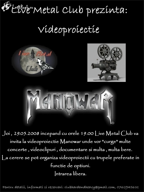 Videoproiectie Manowar