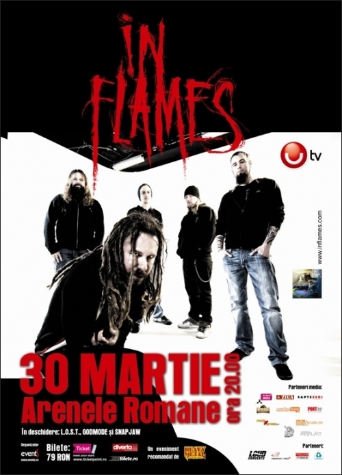 In Flames in Romania