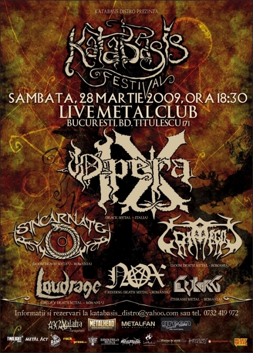 Katabasis festival in Live Metal Club