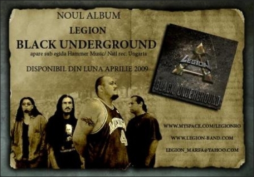 LEGION - BLACK UNDERGROUND TOUR