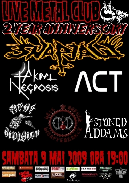 2 Years Anniverscary in Live Metal Club din Bucuresti