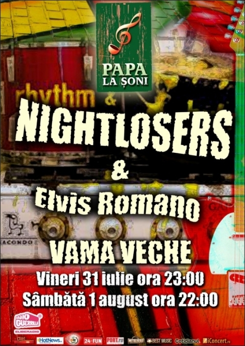 Petrecere cu NIGHTLOSERS si ELVIS ROMANO in Vama Veche