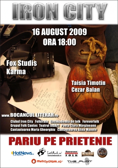 Pariu pe Prietenie - eveniment Tatiana Stepa in Iron City