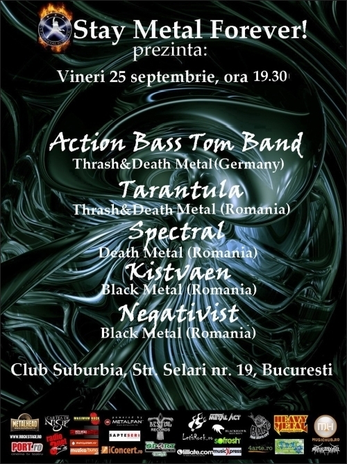 Action Bass Tom Band, Tarantula, Spectral, Kistvaen si Negativist in Suburbia