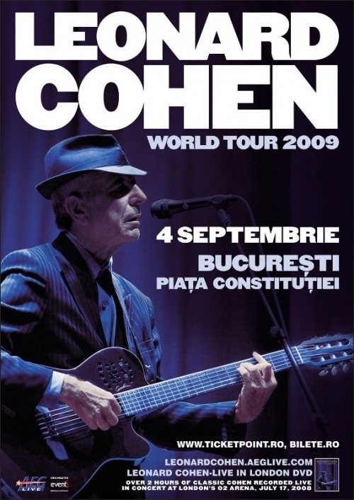 Concert Leonard Cohen la Bucuresti