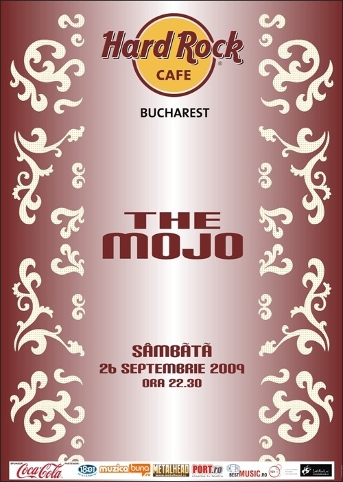 Concert al trupei THE MOJO in Hard Rock Cafe