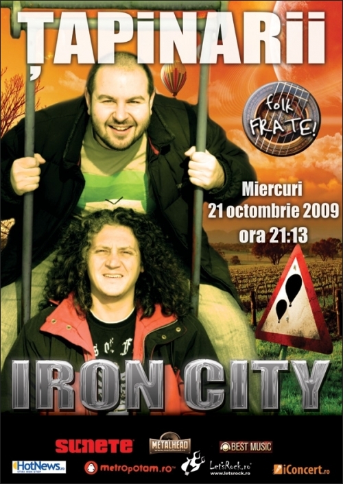 Concert Tapinarii in club IRON CITY