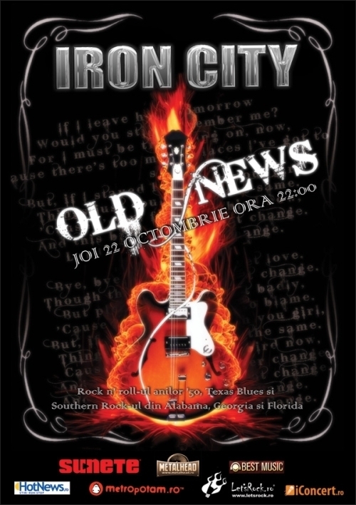 Rock n' ROll si Blues in Iron City cu Old News