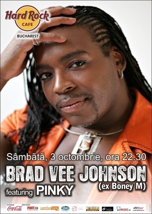 Soul Rock Night cu Brad Vee Johnson featuring Pinky in Hard Rock Cafe Bucuresti