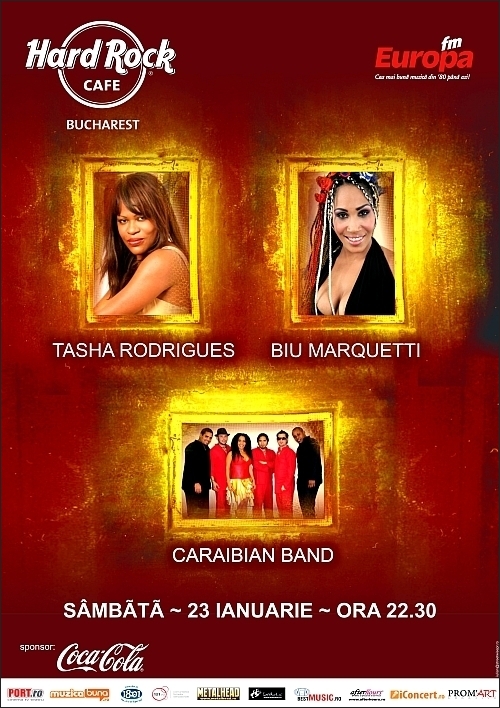 Concert Tasha Rodrigues, Biu Marquetti si Caraibian Band in Hard Rock Cafe