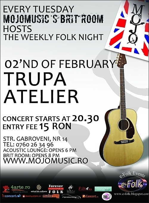 Concert Atelier in Club MoJo Brit Room