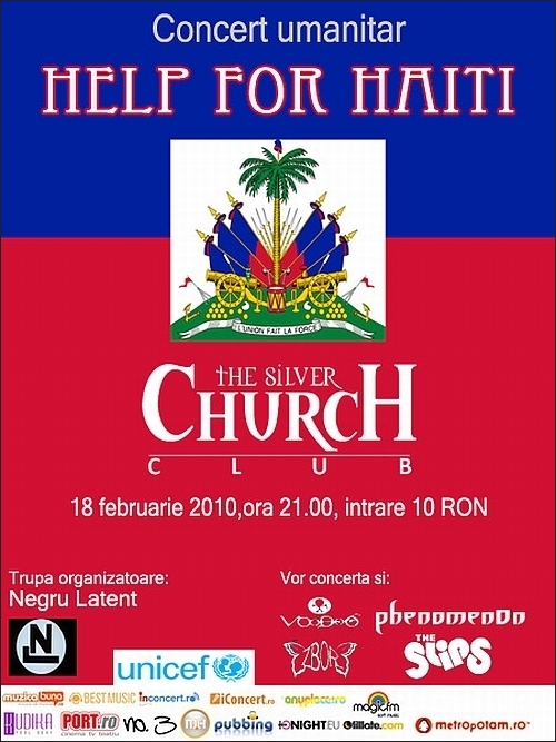 Concert PhenomenON in club The Silver Church la Help for Haiti