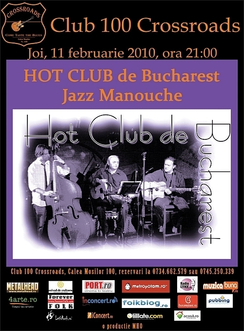 HOT CLUB DE BUCHAREST in club 100 Crossroads