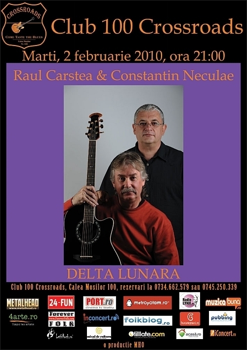 Seara folk in club 100 CROSSROADS cu Raul Carstea si Constantin Neculae