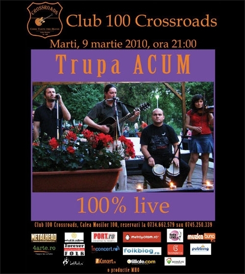 Concert ACUM in Club 100 Crossroads