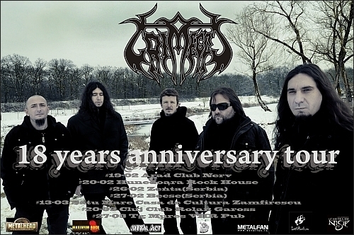 Noi detalii Grimegod 18 years anniversary tour