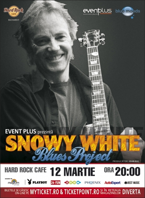 Snowy White in concert la Bucuresti