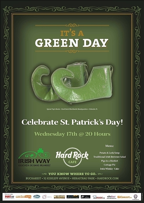 St. Patrick's Day in Hard Rock Cafe