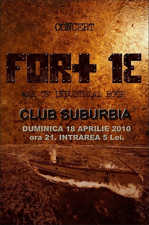 Concert Fort 13 in club Suburbia