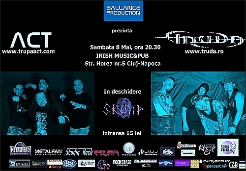 Concert ACT, TRUDA si SKULLP in Irish & Music Pub