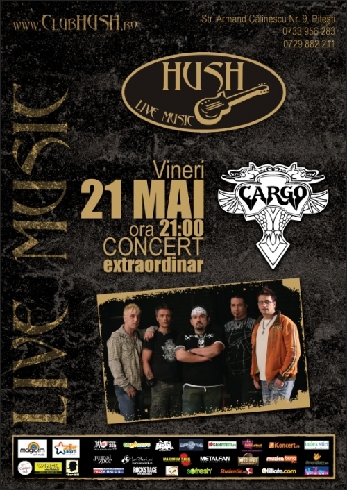 Concert CARGO in Club Hush din Pitesti