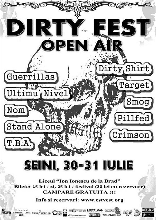 Festivalul Dirty Fest Open Air la Seini