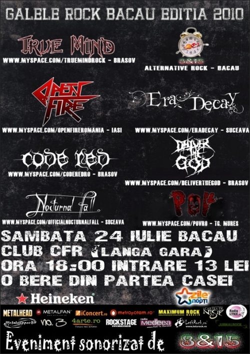 Galele Rock Bacau editia 2010