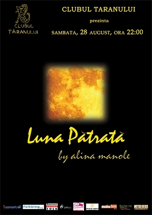 Concert Luna Patrata cu Alina Manole in Clubul Taranului