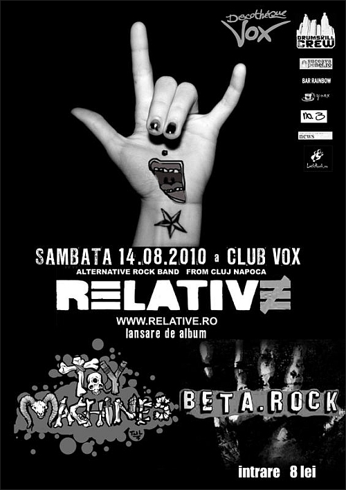 Lansare de album Relative in Vox Club Suceava