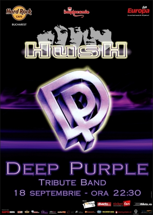 Concert HUSH tribute DEEP PURPLE in Hard Rock Cafe