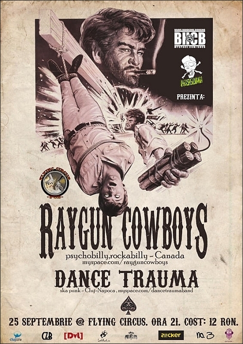 Concert Raygun Cowboys si Dance Trauma in FLYING CIRCUS PUB