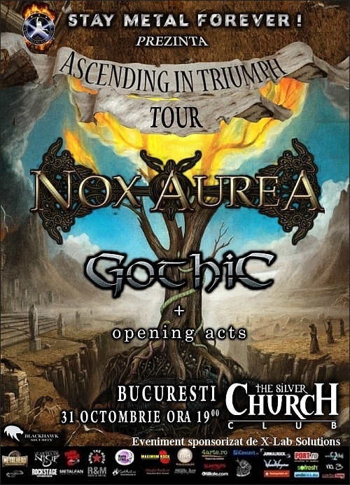 Concert NOX AUREA si GOTHIC in club The Silver Church