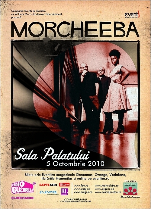 Un nou concert Morcheeba in Romania