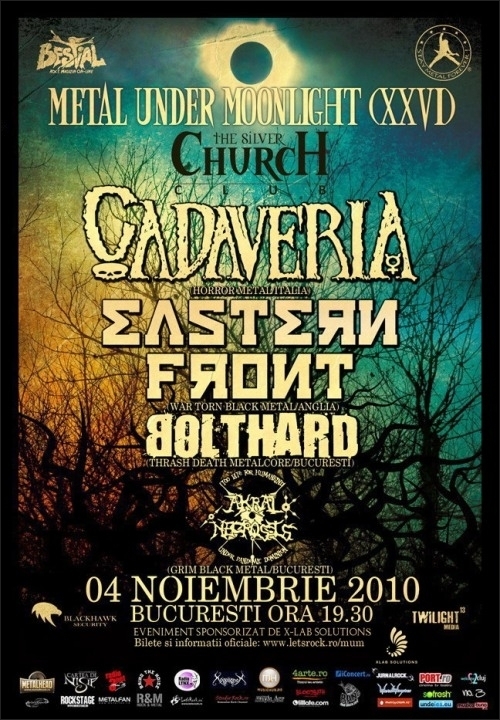 CADAVERIA, Eastern Front, Bolthard, Akral Necrosis (Metal Under Moonlight XXVI, 04.11.2010)