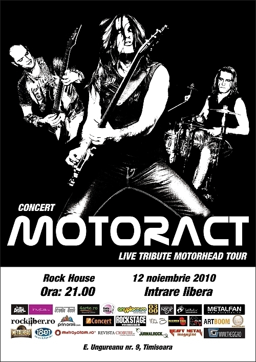 Concert MotorAct in Rock House - turneu national