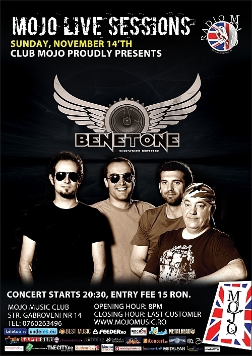 Concert aniversar BENETONE Band 1 an in club Mojo