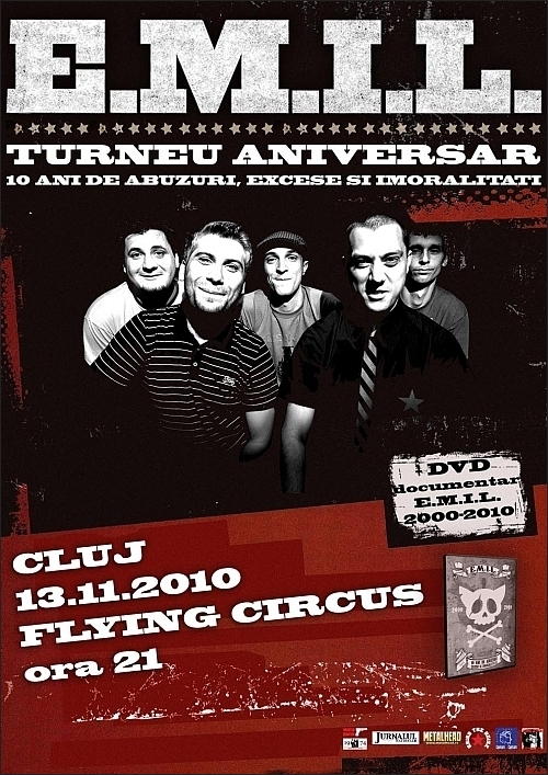 Concert aniversar E.M.I.L. in Flying Circus Pub