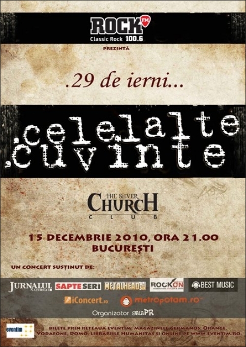 Concert Celelalte Cuvinte in The Silver Church