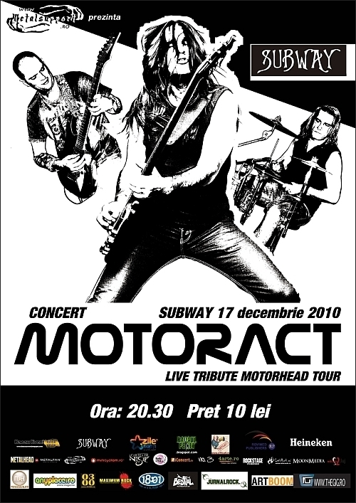 Concert MotorAct in Pub Subway din Bacau