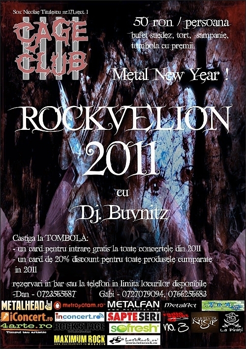 Petrecere de Revelion in club Cage