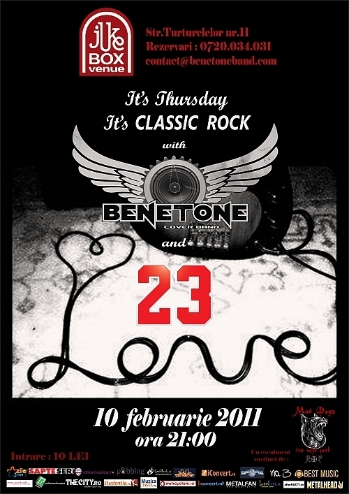 Concert Benetone Band si Trupa 23 in Jukebox Club