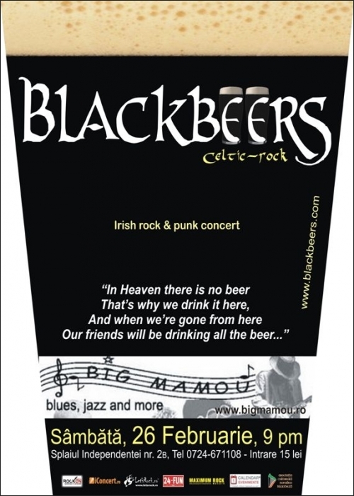 Concert Blackbeers in Big Mamou