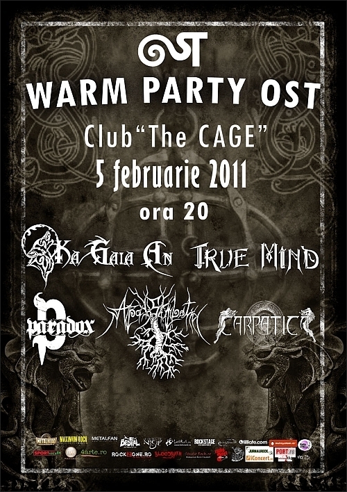 Concert Carpatica, Paradox, Apa Sambetii, True Mind si Ka Gaia An in Cage Club