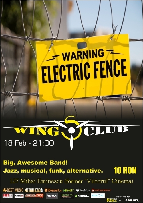 Concert Electric Fence in Wings Club