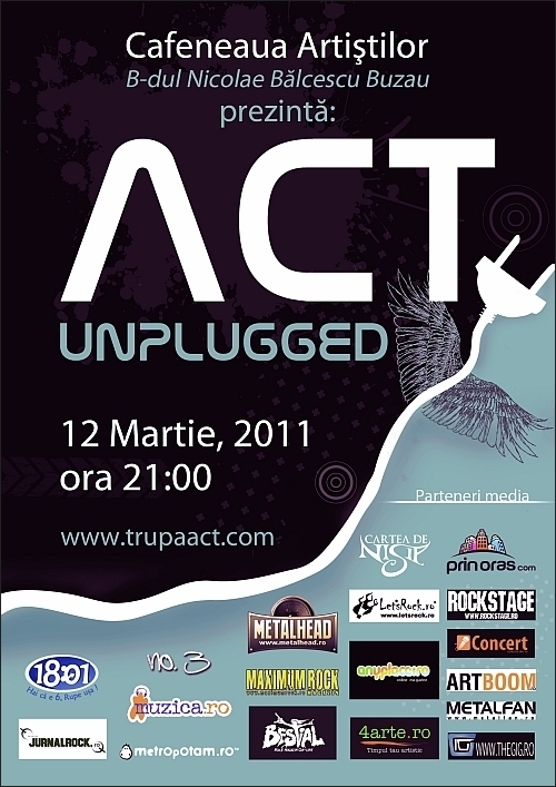 Concert ACT unplugged in Cafeneaua Artistilor din Buzau