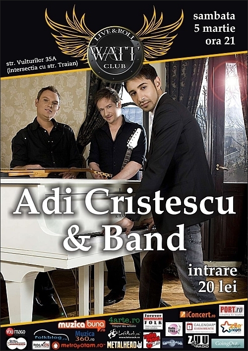 Concert Adi Cristescu & Band in Watt Club