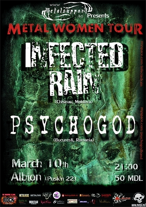 Concert Infected Rain si Psychogod in club Albion