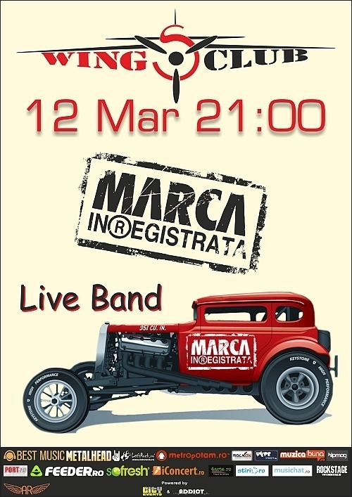 Concert Marca Inregistrata in Wings Club